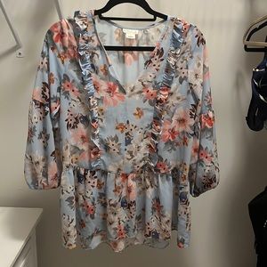 Shoshanna Floral Blouse